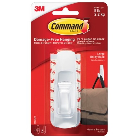 3M 3M 17003 Command Hooks and Strips - Large, 6PK BUY00022763